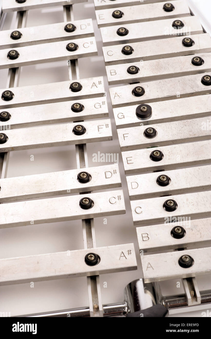 Marcher ou glockenspiel, lyre, Bell ou Bell Lyra Banque D'Images