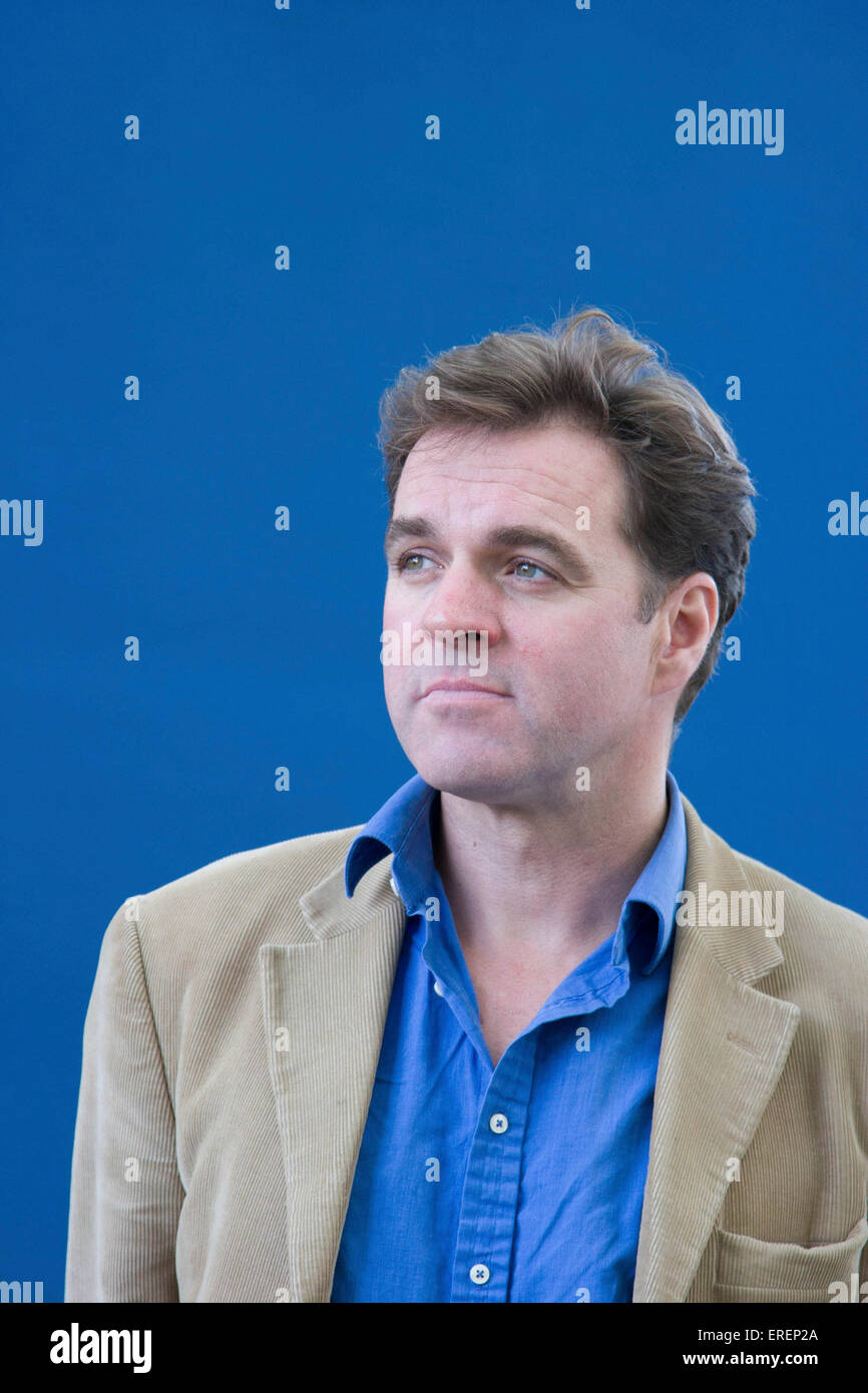 Niall Ferguson, historien de Glasgow et professeur d'histoire à Harvard, à l'Edinburgh Book Festival 2010, Édimbourg, Banque D'Images