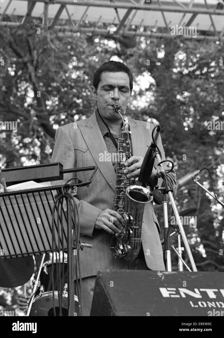 Le saxophoniste alto et américain Art Pepper se produisant au Capital Radio Jazz