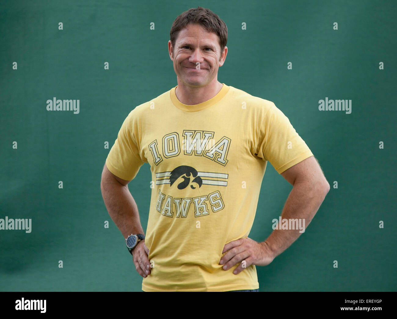 Steve Backshall au Edinburgh International Book Festival 2011. C'est un naturaliste britannique, écrivain et présentateur de télévision : Banque D'Images