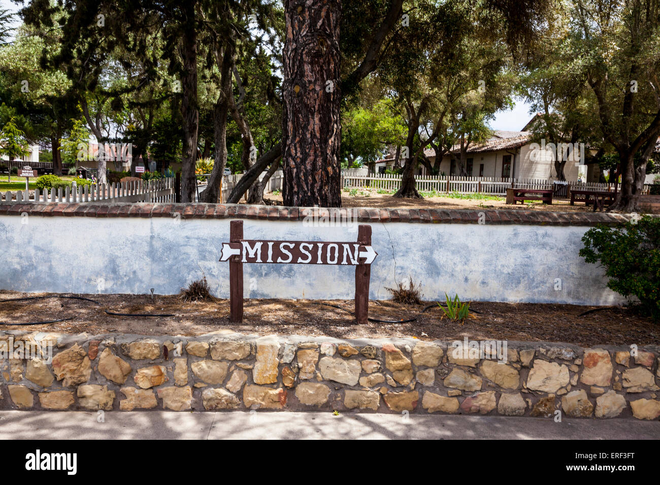La mission de San Juan Bautista en Californie Banque D'Images