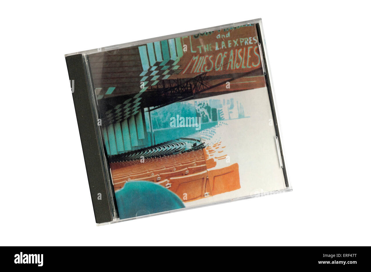 Des kilomètres de couloirs était un double album live 1974 par auteur et chanteuse canadienne Joni Mitchell avec le backing band L. A. Express. Banque D'Images