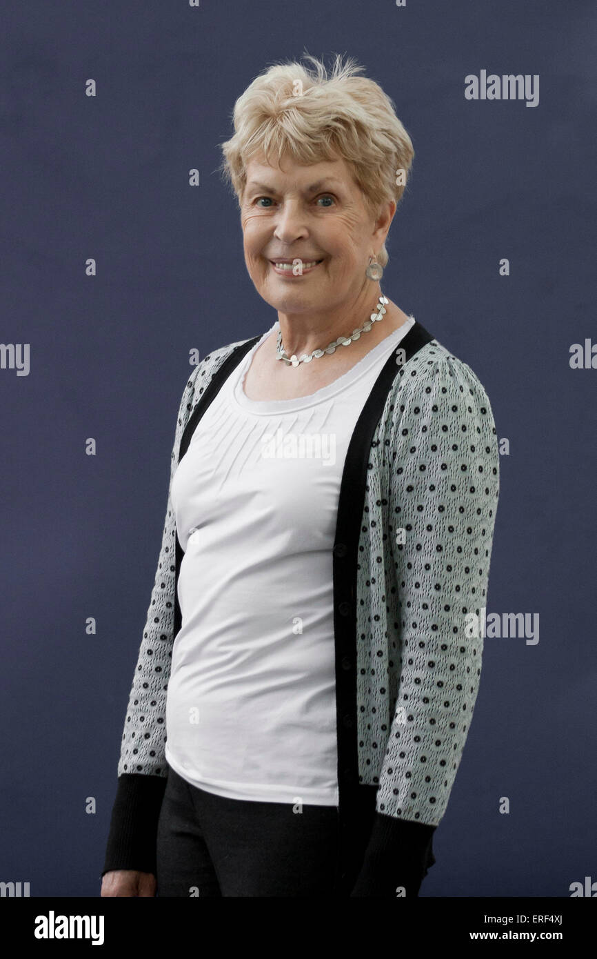 Ruth Rendell, la Baronne Rendell de Babergh au Edinburgh International Book Festival, 2012. Écrit sous le pseudonyme de Barbara Banque D'Images