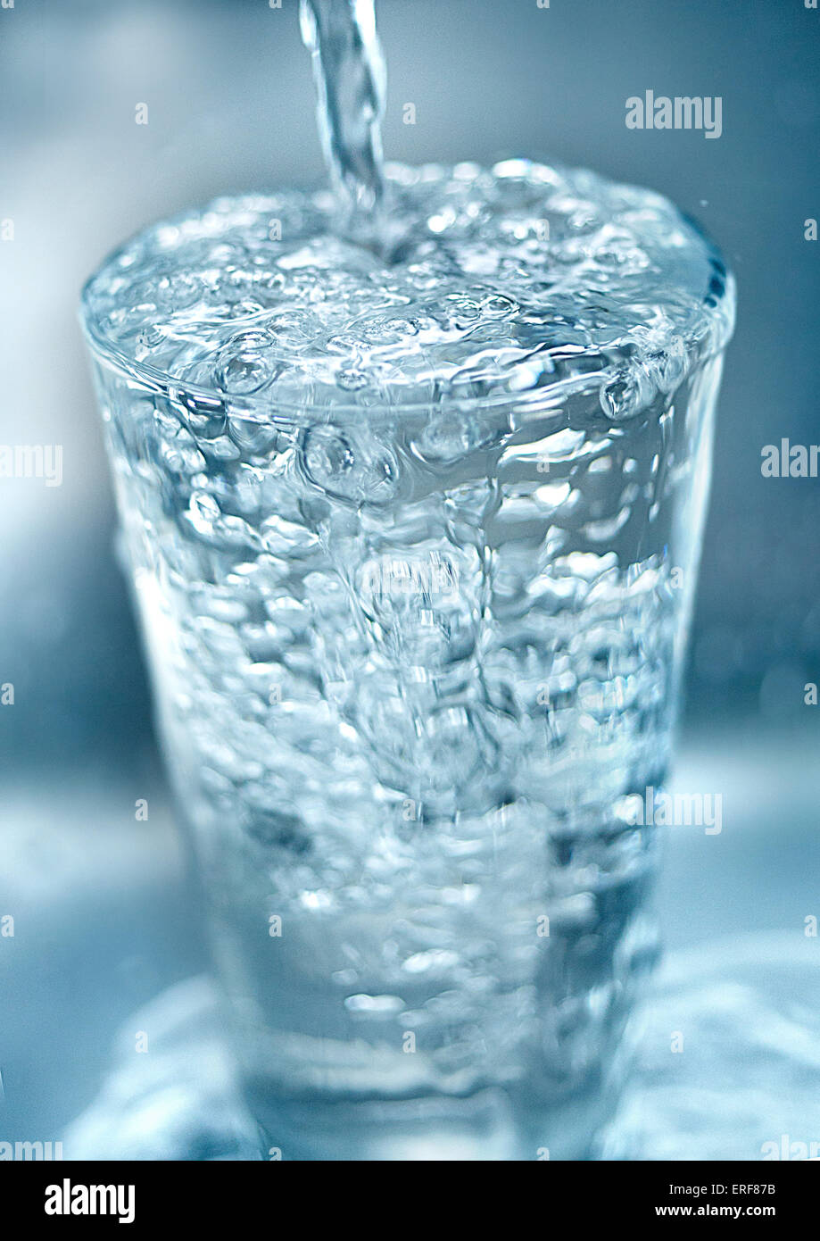 verre à eau Banque D'Images