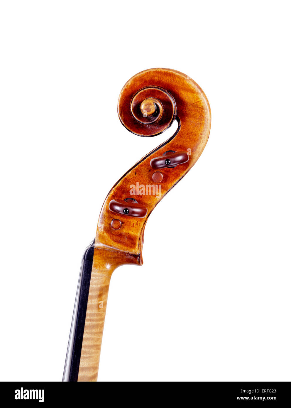 Viola 'Archinto" par Antonio Stradivari Cremona, 1696. Faites défiler vers la gauche côté Stradivarius. Credit : Clarissa Bruce/Académie Royale de Banque D'Images