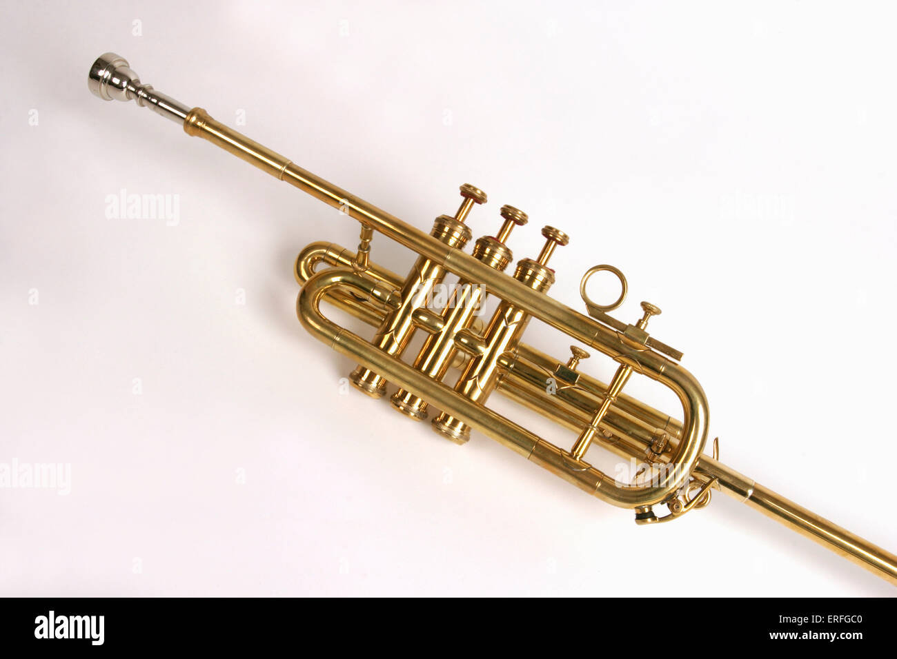 Fanfare trompette, trompette ou rituelles, close-up, dans le corps  principal de l'instrument, également connu sous le nom de Aida trompette  Photo Stock - Alamy