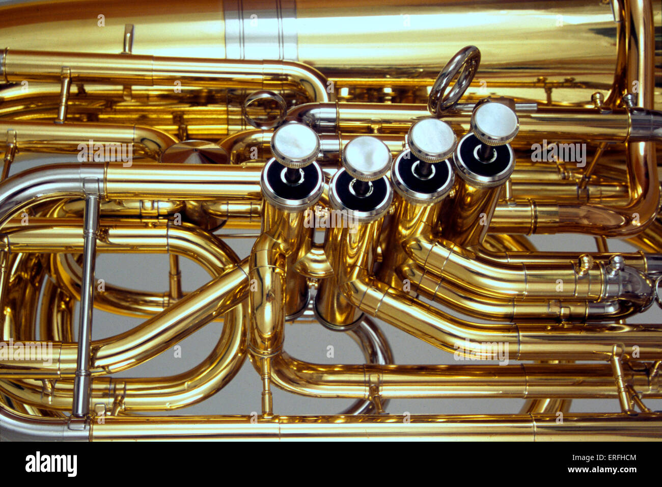 Brass instrument valves Banque de photographies et d’images à haute