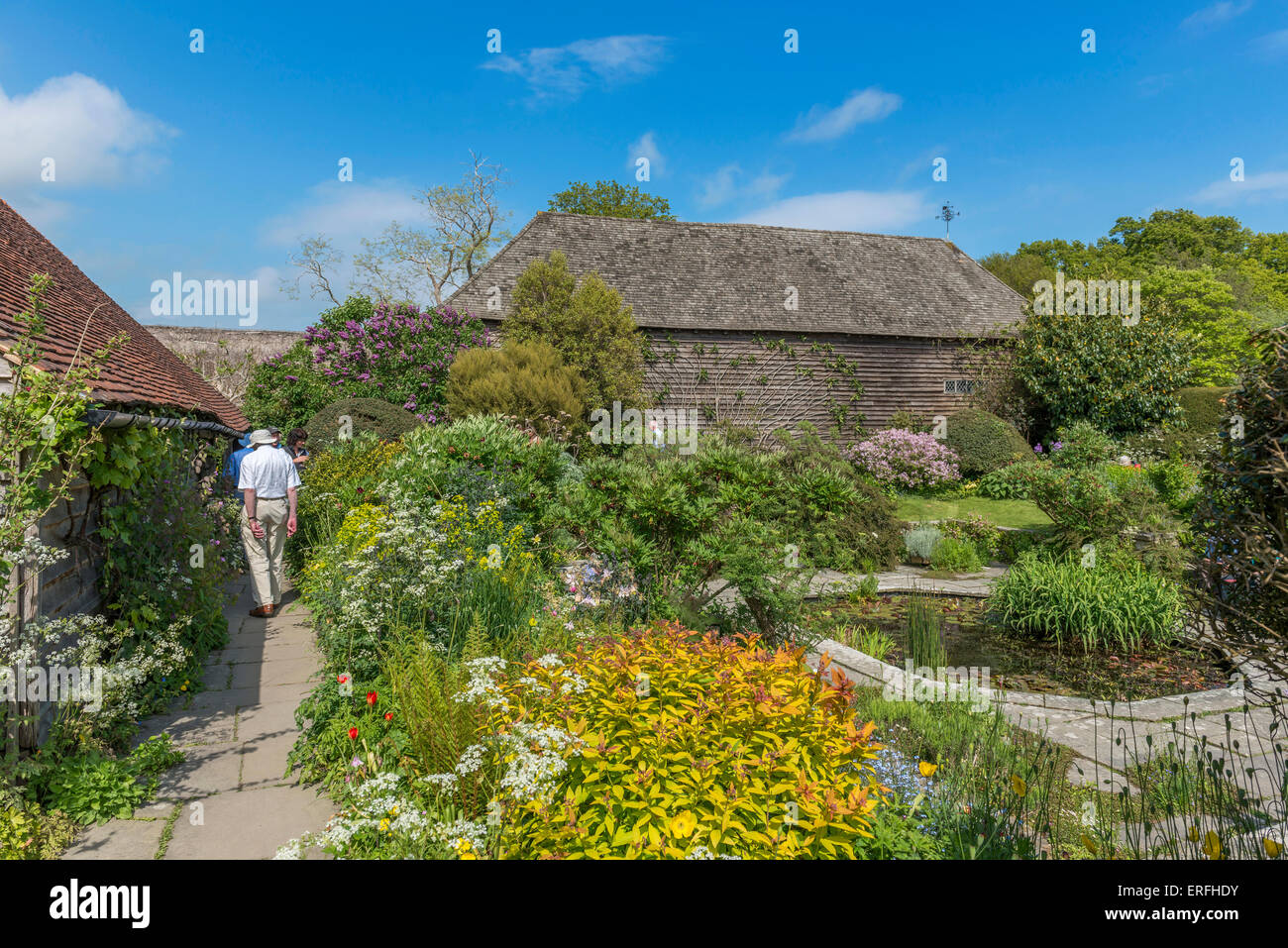 Great Dixter House et jardins. Rye, Rye. East Sussex. L'Angleterre. UK Banque D'Images