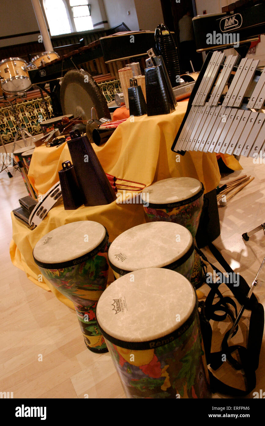 Instruments de Percussions - Banque D'Images