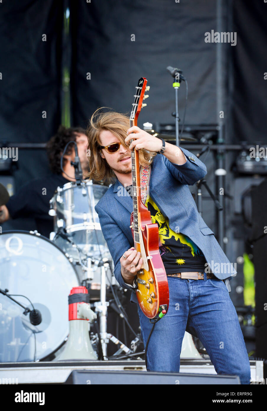 Nick Mayberry guitariste pour Scott Weiland et le Wildabouts au Monster Energy 2015 Rébellion Caroline Banque D'Images Nick Mayberry guitariste pour Scott Weiland et le Wildabouts au Monster Energy 2015 Rébellion Caroline Banque D'Images