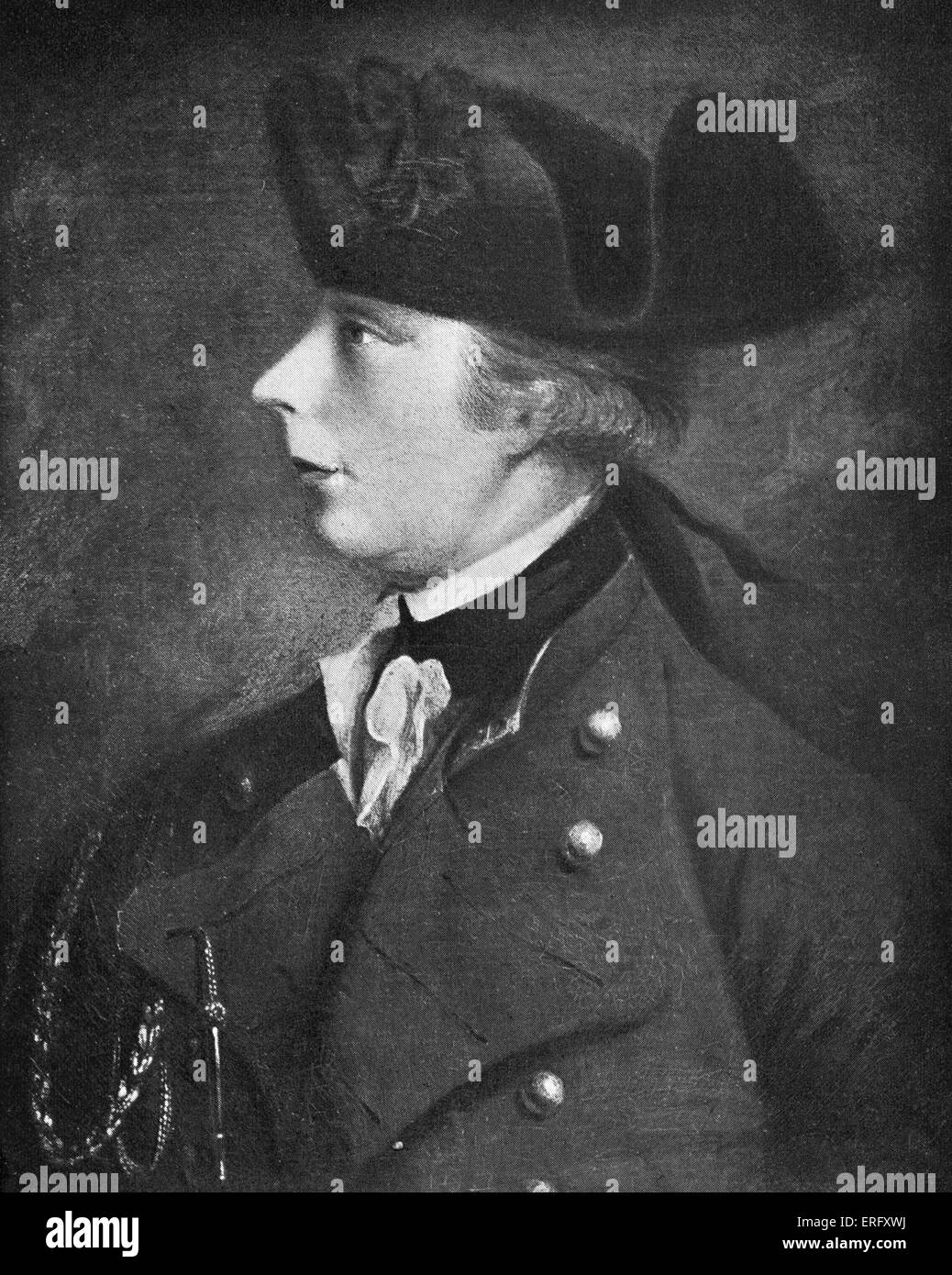 Le général James Wolfe. Officier de l'armée britannique, connu pour ses réformes de la formation et pour sa victoire sur le français au Canada Banque D'Images