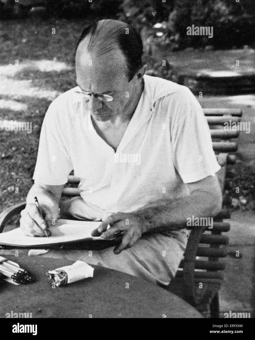 Le juge Taylor portrait. Compositeur américain . 22 Décembre 1885 - 3 juillet 1966 Banque D'Images