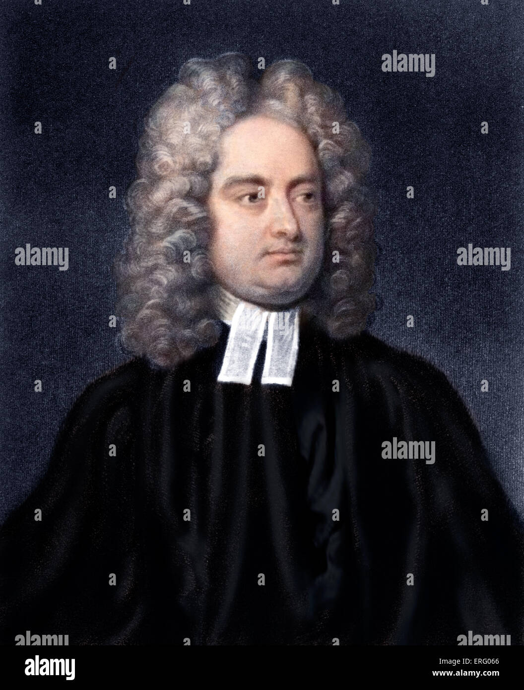 Jonathan Swift - Anglo Irish clergyman, Doyen de Saint Patrick, Dublin, satiriste et essayiste : 30 novembre 1667 - 19 Octobre Banque D'Images