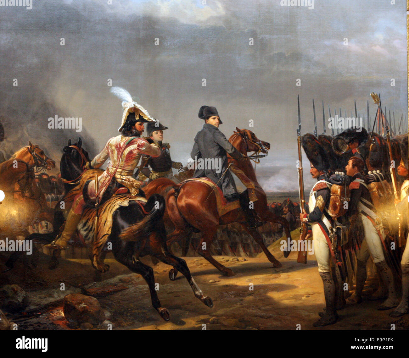 Bataille d'Iena gagnee par l'Empereur Napoléon 14 Octobre 1806 Banque D'Images