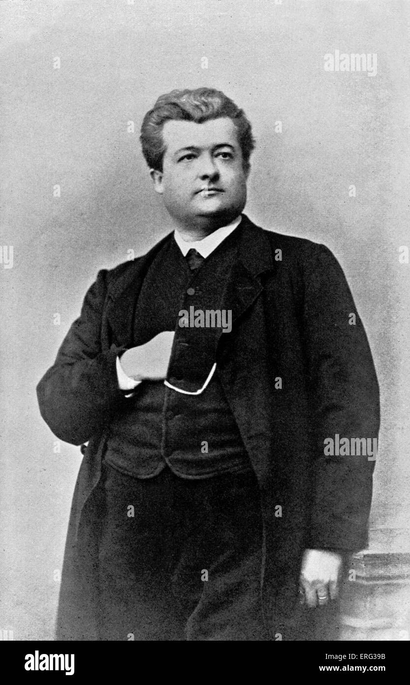 August Förster. L'acteur allemand et directeur de l'Burgtheater de Vienne. 3 juin 1828 - 22 décembre 1889. Banque D'Images
