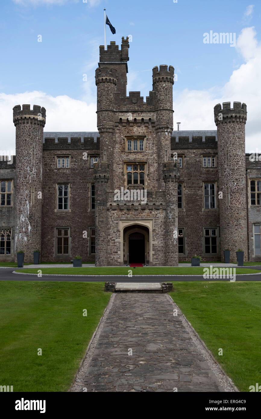 Hensol château dans la vallée de Glamorgan, Pays de Galles du Sud. Banque D'Images