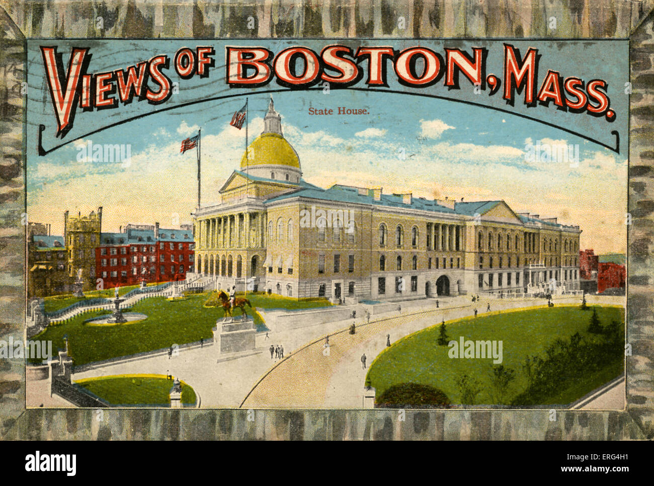 Boston : State House. C.1900s Vues de Boston, Mass. Banque D'Images