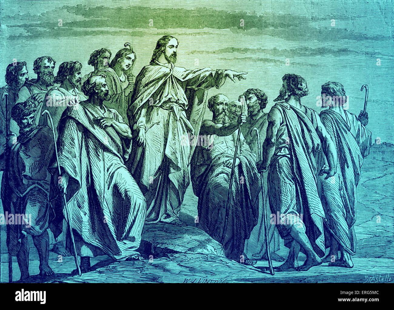 Jesus apostles disciples christ Banque de photographies et d’images à