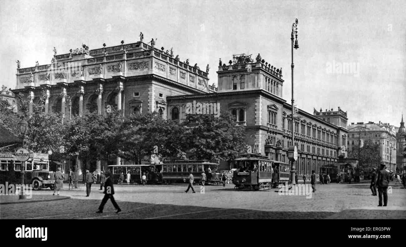 Stock Exchange (die Börse), Vienne, Autriche. Années 1920. Commandé par l'empereur François-Joseph I, construit entre 1871 et 1877 Banque D'Images