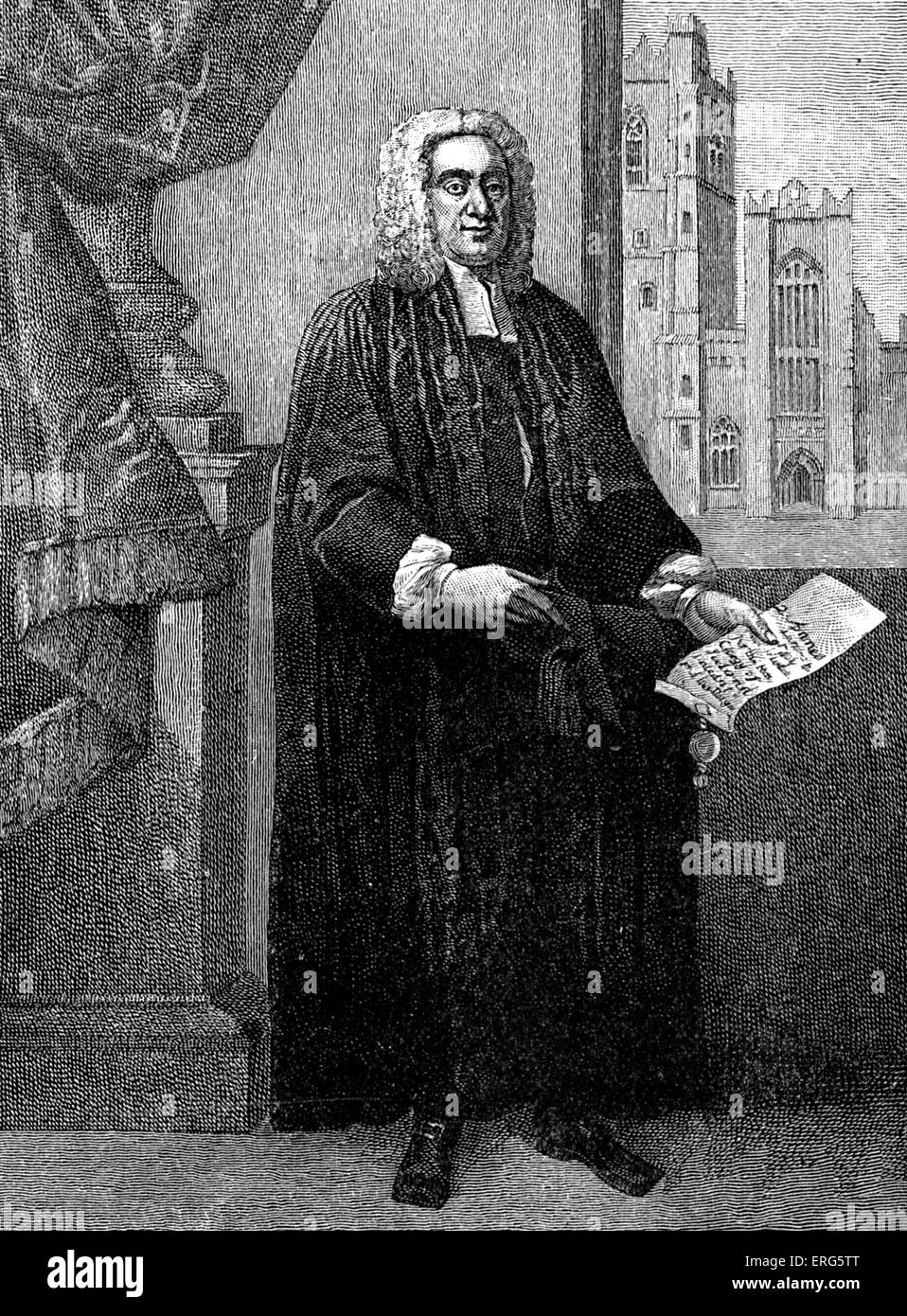 Jonathan Swift - Anglo Irish clergyman, Doyen de Saint Patrick, Dublin, satiriste et essayiste : 30 novembre 1667 - 19 Octobre Banque D'Images