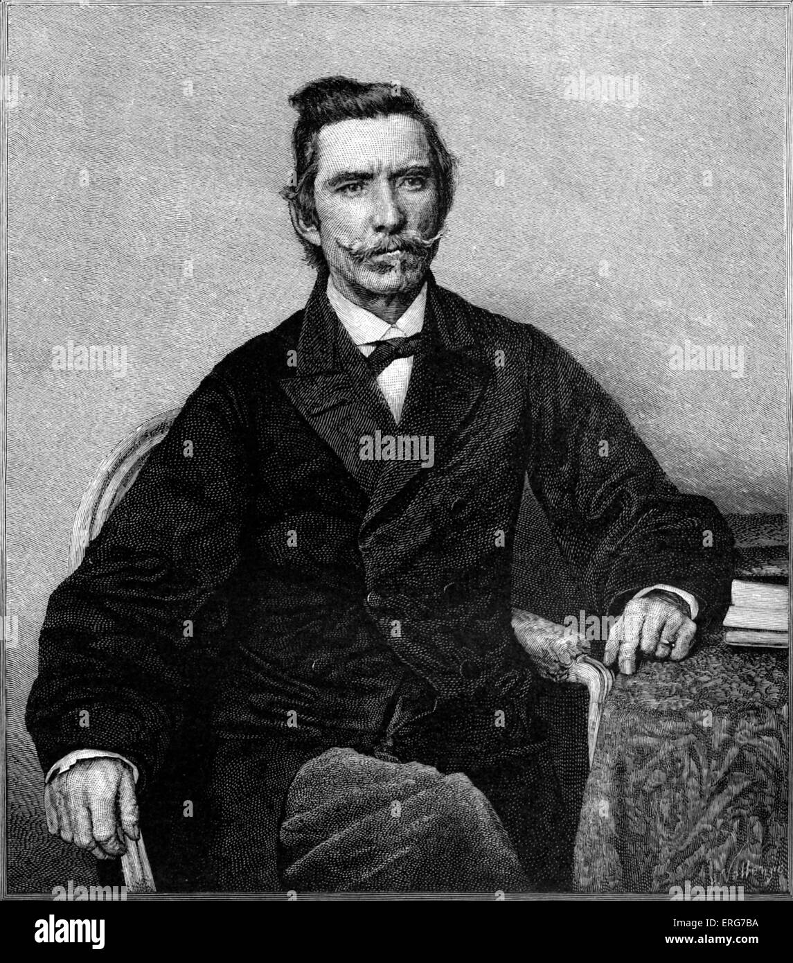 Le Contre-amiral Raphael Semmes, à partir d'une photographie prise en Angleterre après la perte de CSS Alabama, où il a été capitaine pendant la Banque D'Images