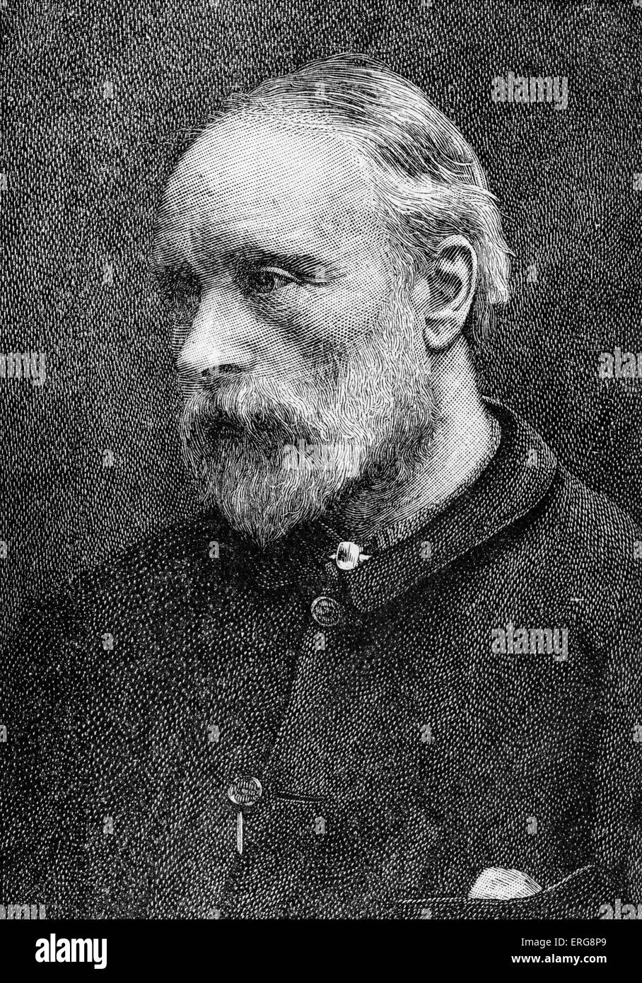 Sir Edward Burne-Jones, portrait. Artiste et designer britannique associé à la mouvement préraphaélite, b. 28 août 1833 - Banque D'Images