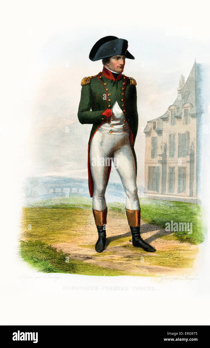 Napoléon Bonaparte, Premier Consul / Premier Consul - titre utilisé par Napoléon  Bonaparte à la suite de sa prise du pouvoir en France Photo Stock - Alamy