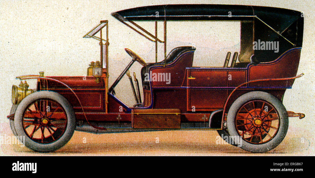 L'entraîneur français-construit voitures 1906-1913 : Grande chambre double Phaeton. Banque D'Images