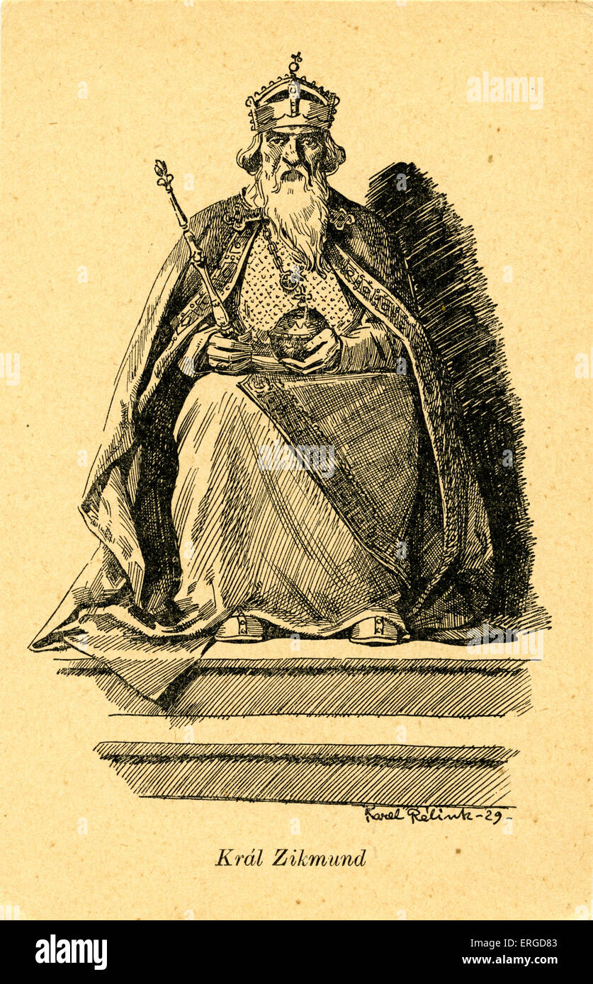Le roi Sigismond I de Pologne. Aussi connu sous le roi Sigismond le vieux. Grand-Duc de Lituanie et Roi de Pologne (1505 - 1548) : 1 Banque D'Images
