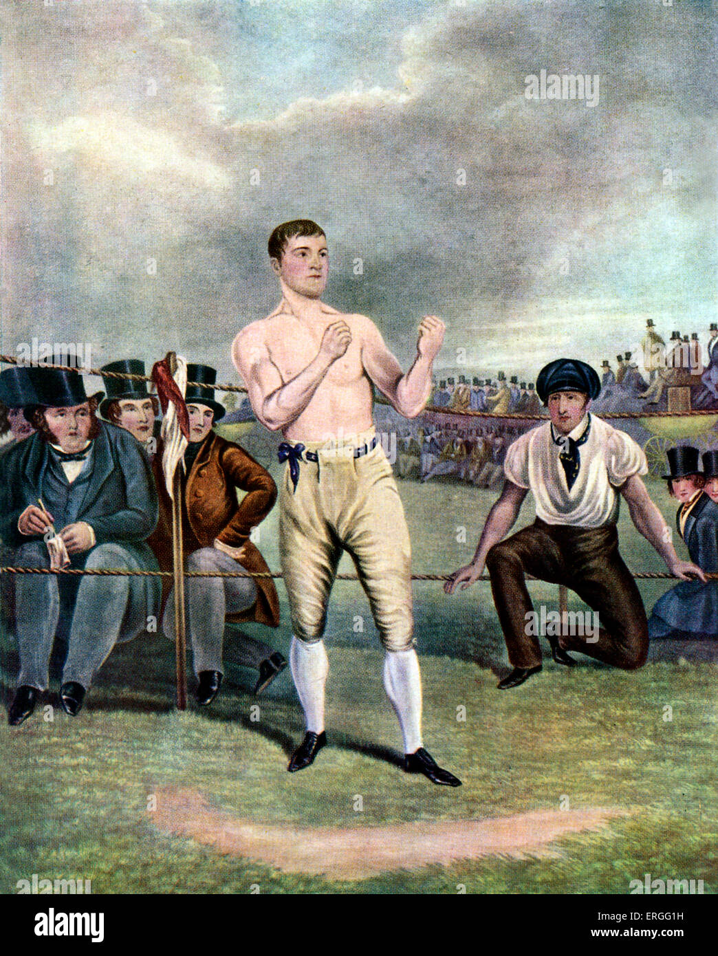 Johnny Walker - à partir de la gravure de Geo. Chasser après peinture par A.S.Henning. Légende : 'champion léger, né 1819, hauteur Banque D'Images