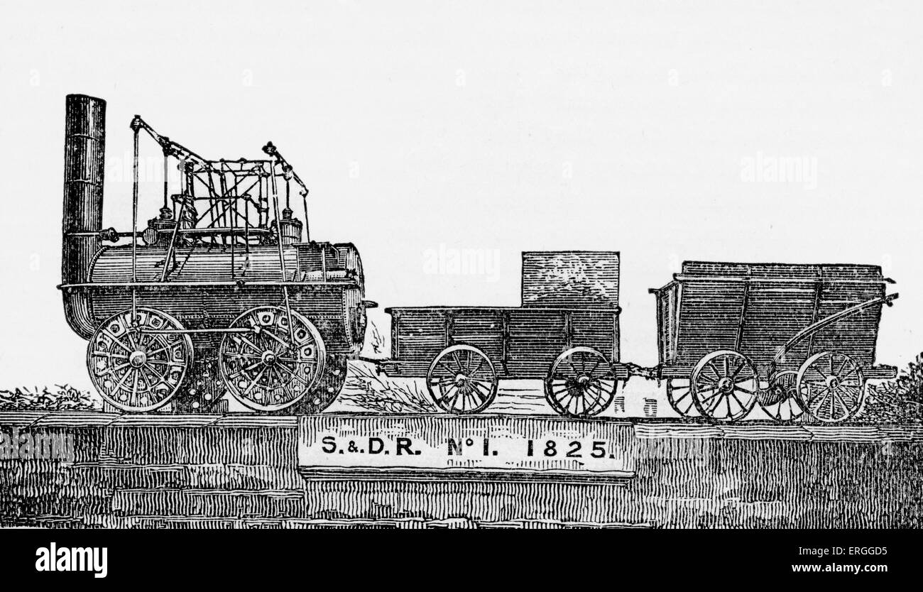 'Puffing Billy' - le pionnier d'une locomotive. Construit en 1813-1814 par l'ingénieur William Hedley, enginewright Jonathan Forster et forgeron Timothy Hackworth pour Christopher Blackett, le propriétaire de la mine de Wylam près de Newcastle Upon Tyne, Royaume-Uni. Banque D'Images