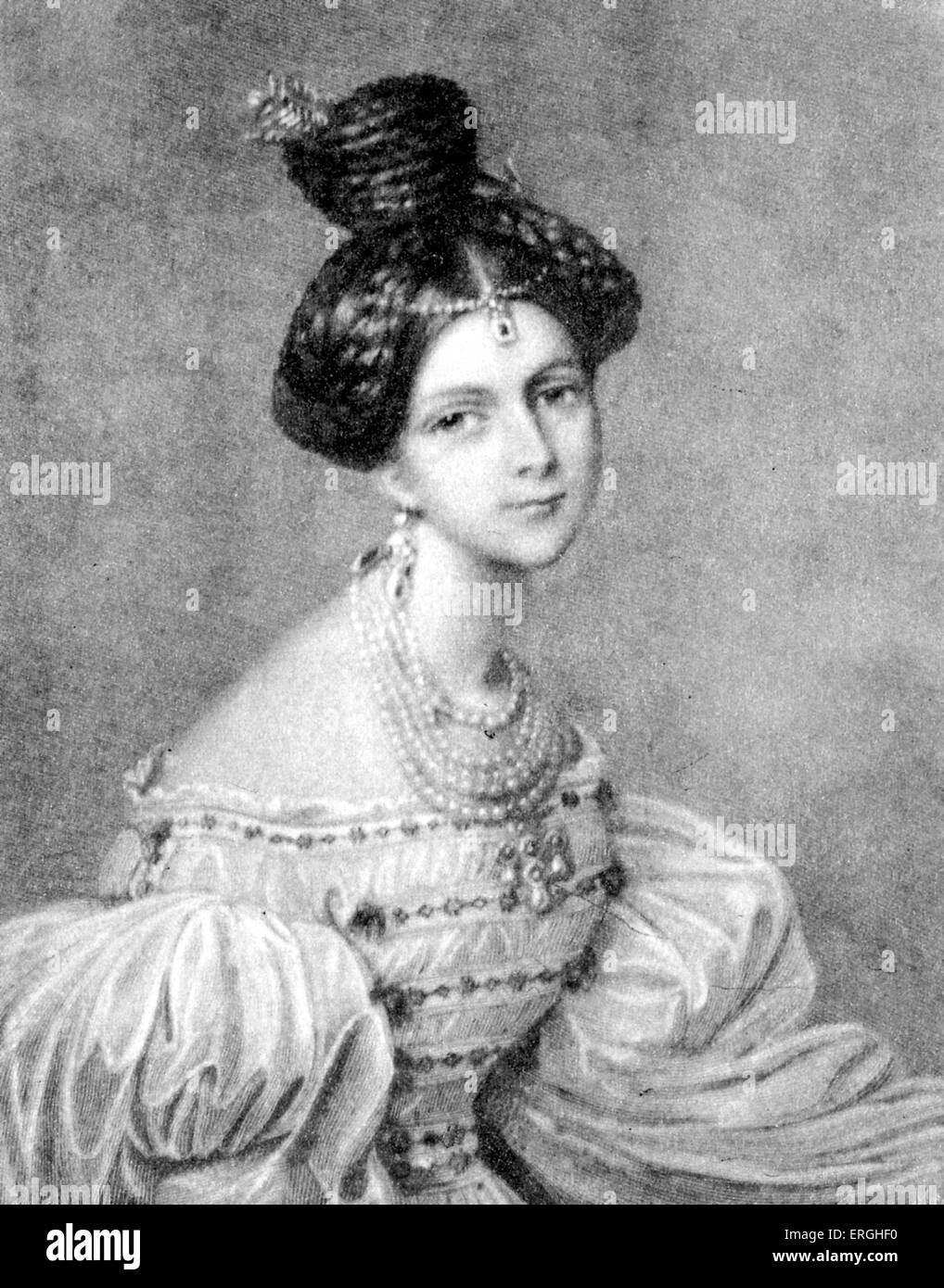 Eliza Radziwill Polono - aristocrate, 1803 - 1834. Connexion de Chopin. Banque D'Images