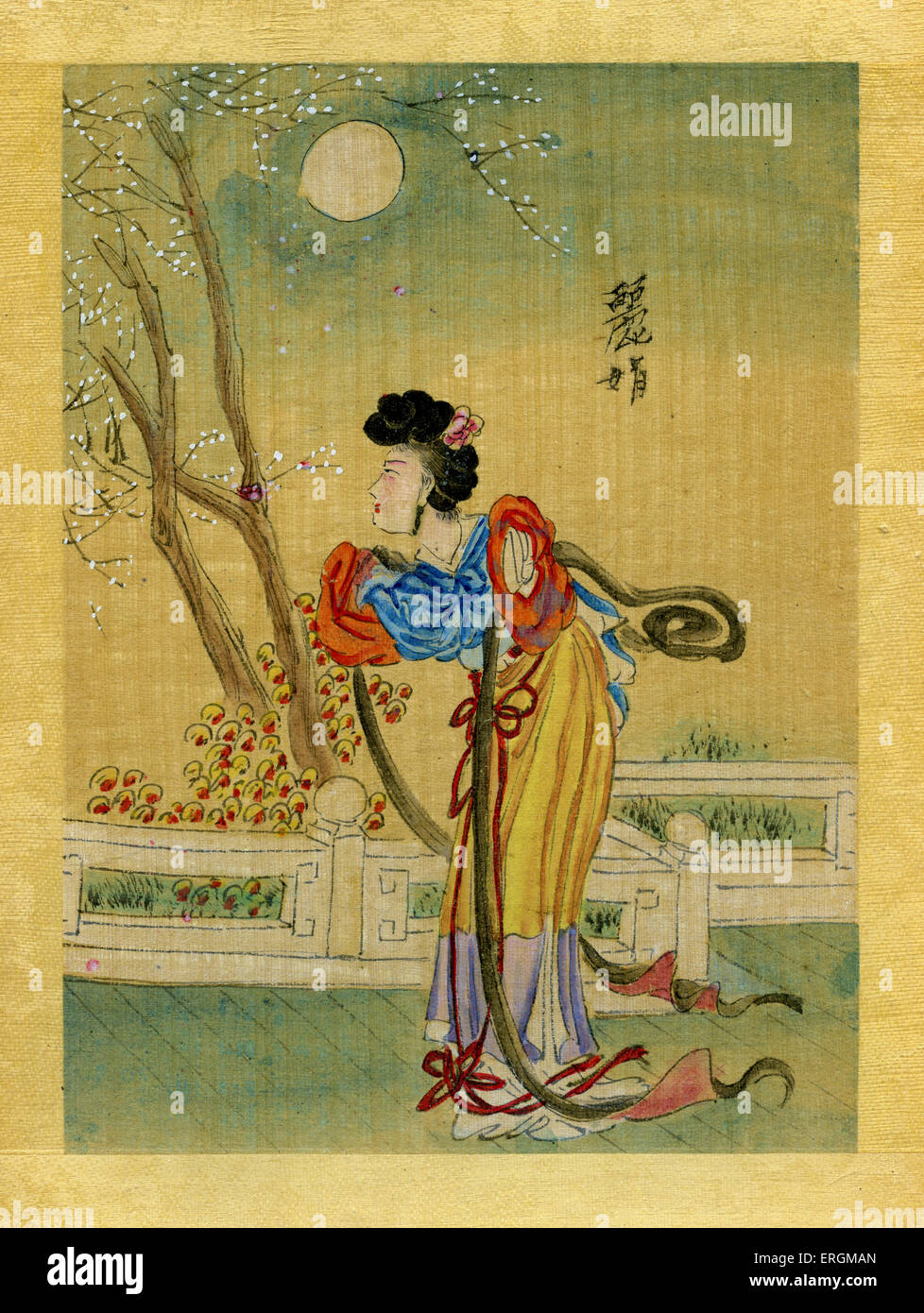 Li-Chuan/ Madame li li // période automne Dame Li. Une concubine favorite de l'empereur Wu des Han (Han Wudi)- le septième empereur des Han Banque D'Images