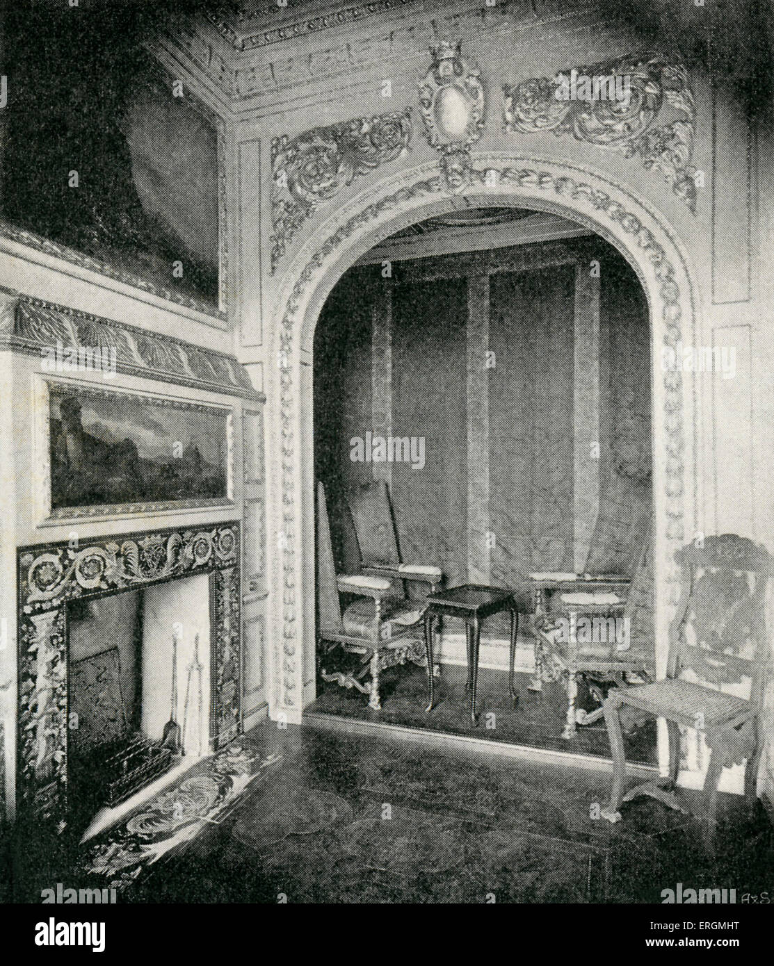 La Duchesse de Lauderdale, Ham House. La Duchesse, Elizabeth Maitland (1626-1698), a été mariée à John Maitland Banque D'Images