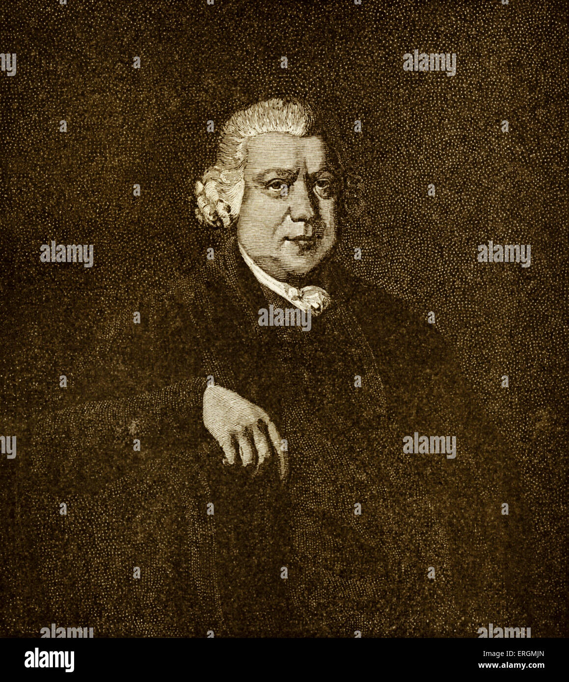 Richard Arkwright (1732-1792) était un industriel et inventeur, crédité de l'invention de la 'spinning' ou 'l'eau du châssis Banque D'Images