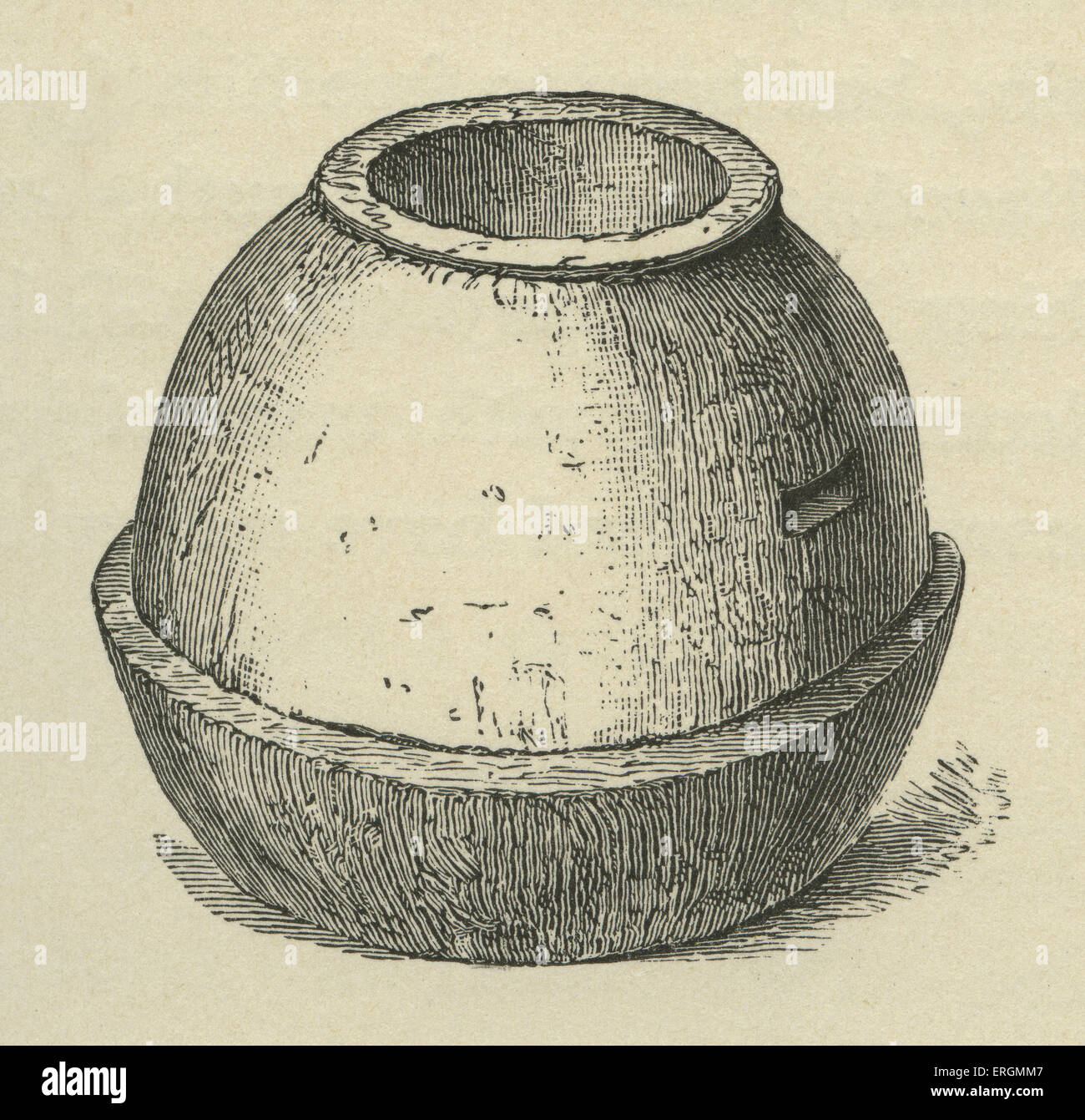 Meules en pierre rustique, utilisé dans la mouture des céréales et maïs — free download