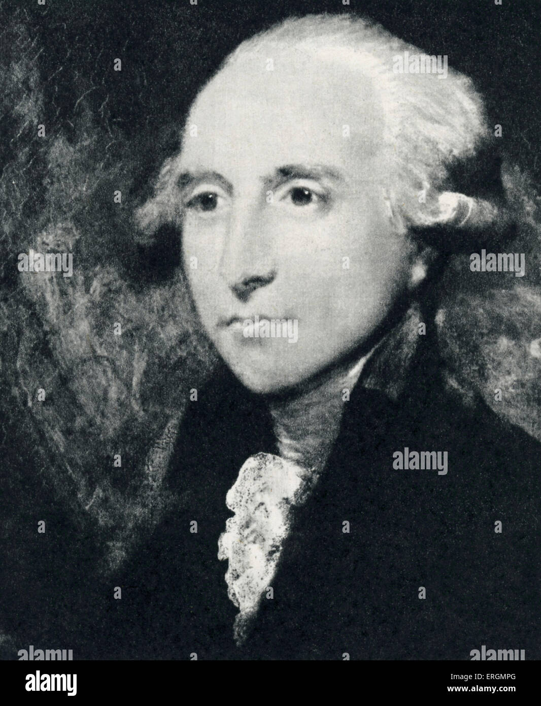 William Windham (14 mai 1750 . - 4 juin 1810) - homme d'État britannique du Parti whig. Banque D'Images