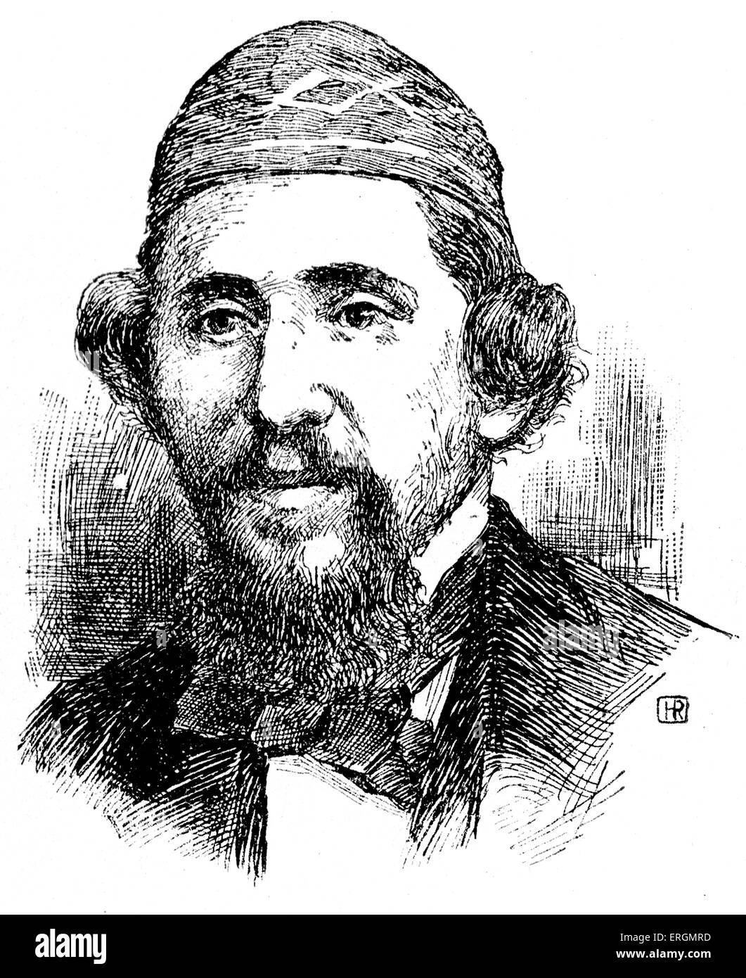 J.J. Benjamin II (1818-1864) - L'écrivain roumain et traveler. Né Joseph Israël, Benjamin II est lui-même nommé après Benjamin de Banque D'Images