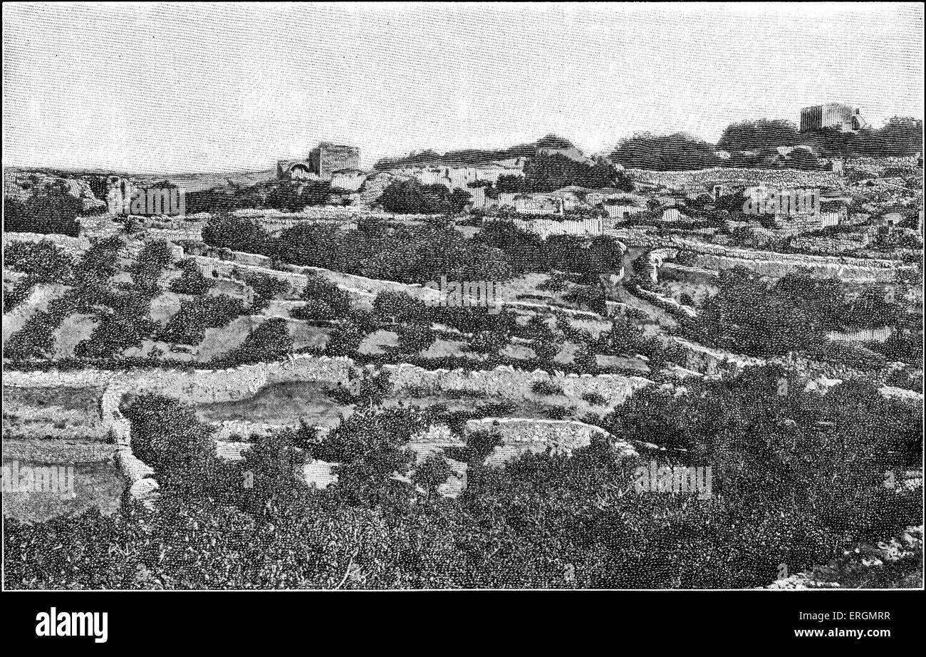 Avis de Béthel. Béthel était une ville célèbre pour son sanctuaire, le Béthel (maison de Dieu'), sur la frontière entre l'Ephrates et Banque D'Images