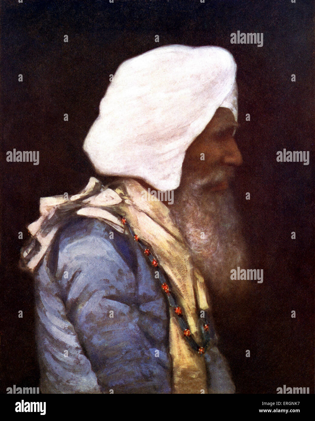 Le Maharaja de Nabha, un état de la Maison Royale des Sikhs au Pendjab, en Inde. Hira Maharaja Singh, 18 décembre 1843 - 24 Décembre Banque D'Images
