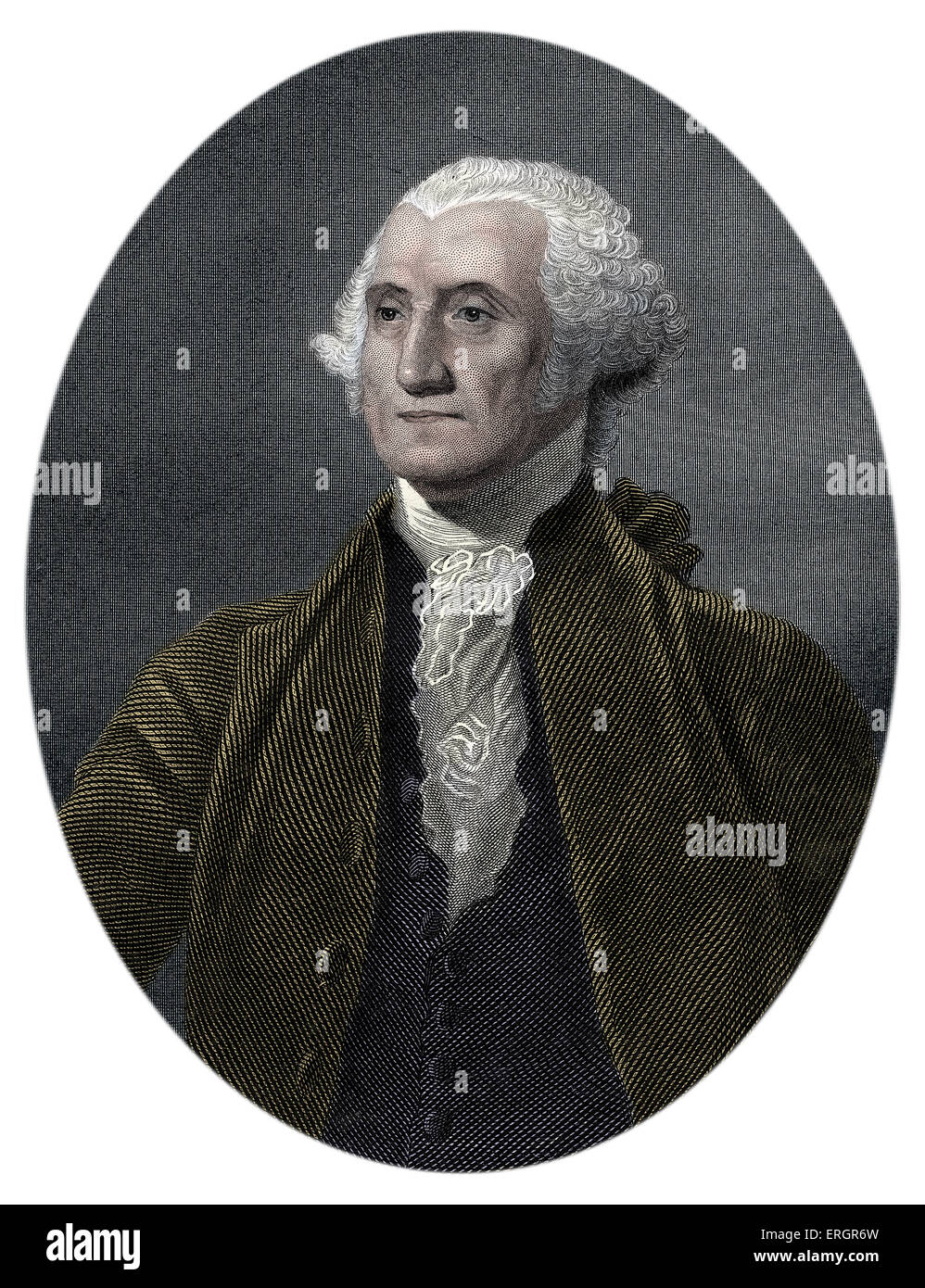 Le roi George III, portrait. Roi du Royaume-Uni de Grande-Bretagne et d'Irlande de 25 octobre 1760 jusqu'à sa mort. Banque D'Images