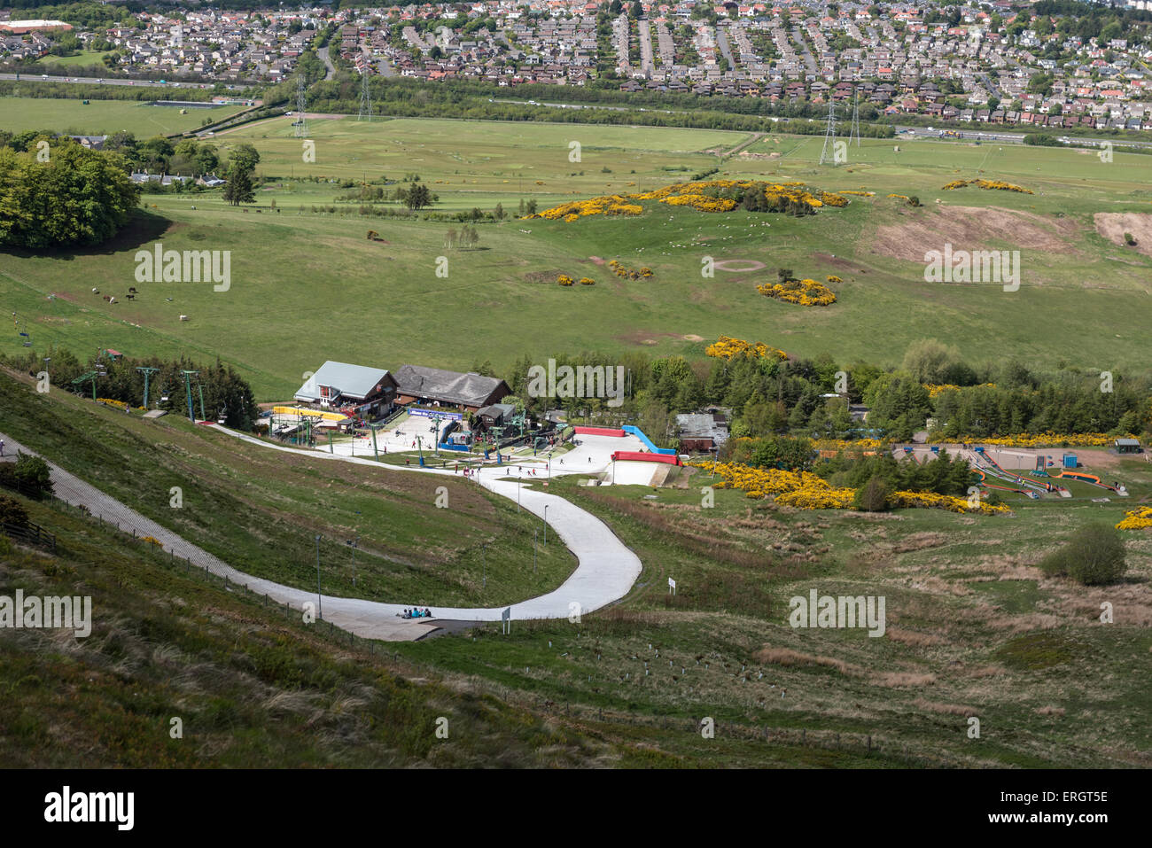 Hillend Ski Edinburgh Banque D'Images