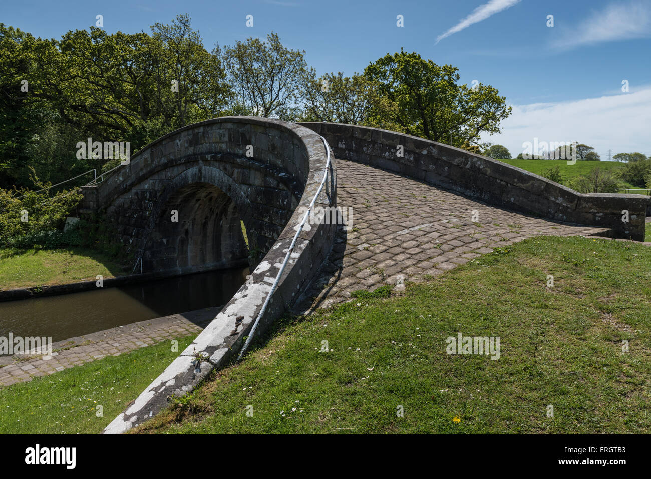 Pont sur la jonction Glasson Branche de la canal de Lancaster Banque D'Images
