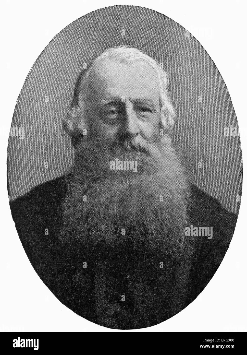 Edward Augustus Freeman : historien et écrivain anglais, 2 août 1823 - 16 mars 1892. Banque D'Images