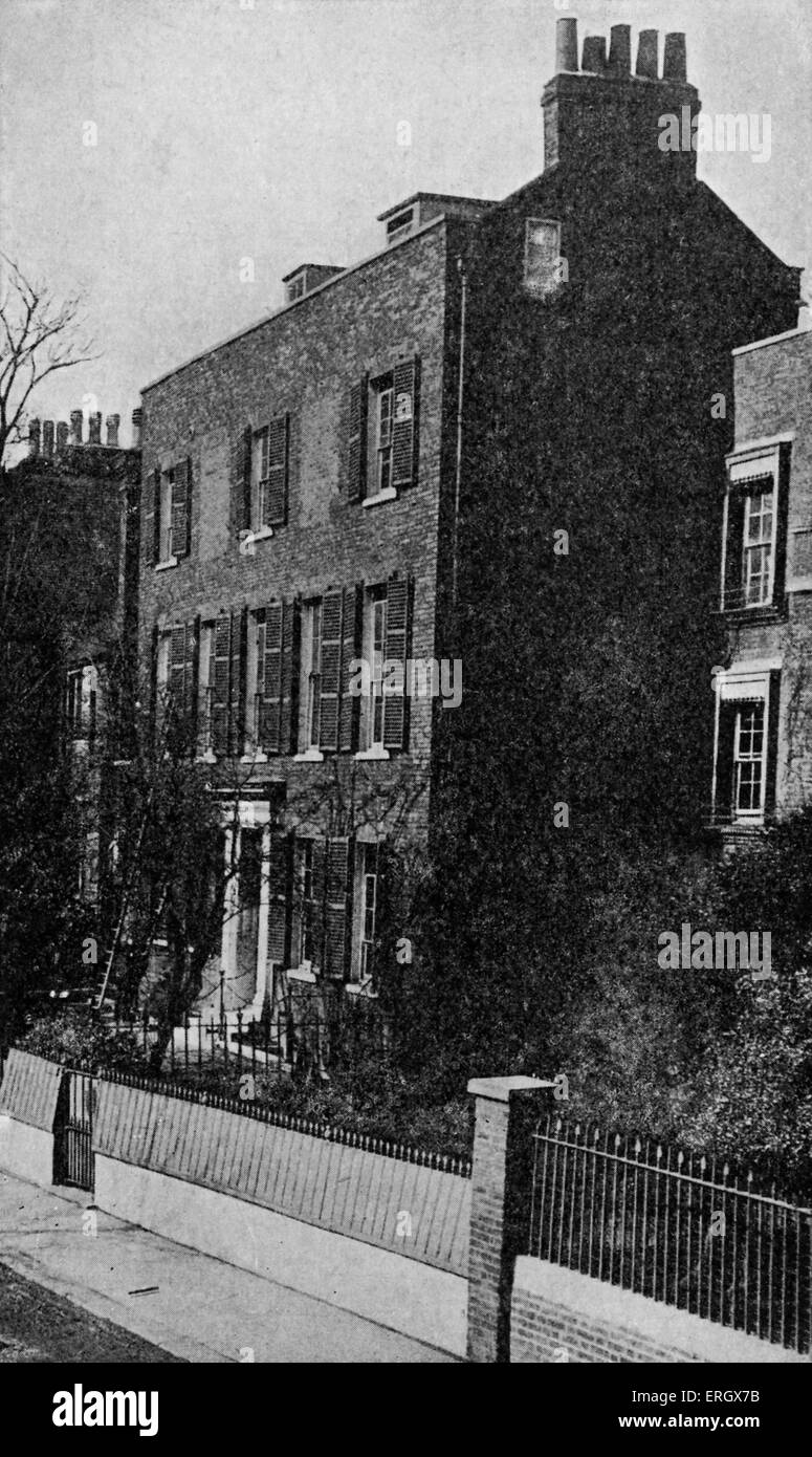Kelmscott House, Hammersmith. Lieu de décès de William Morris, qui a fondé la Kelmscott Press en janvier 1891. WM : Anglais Banque D'Images