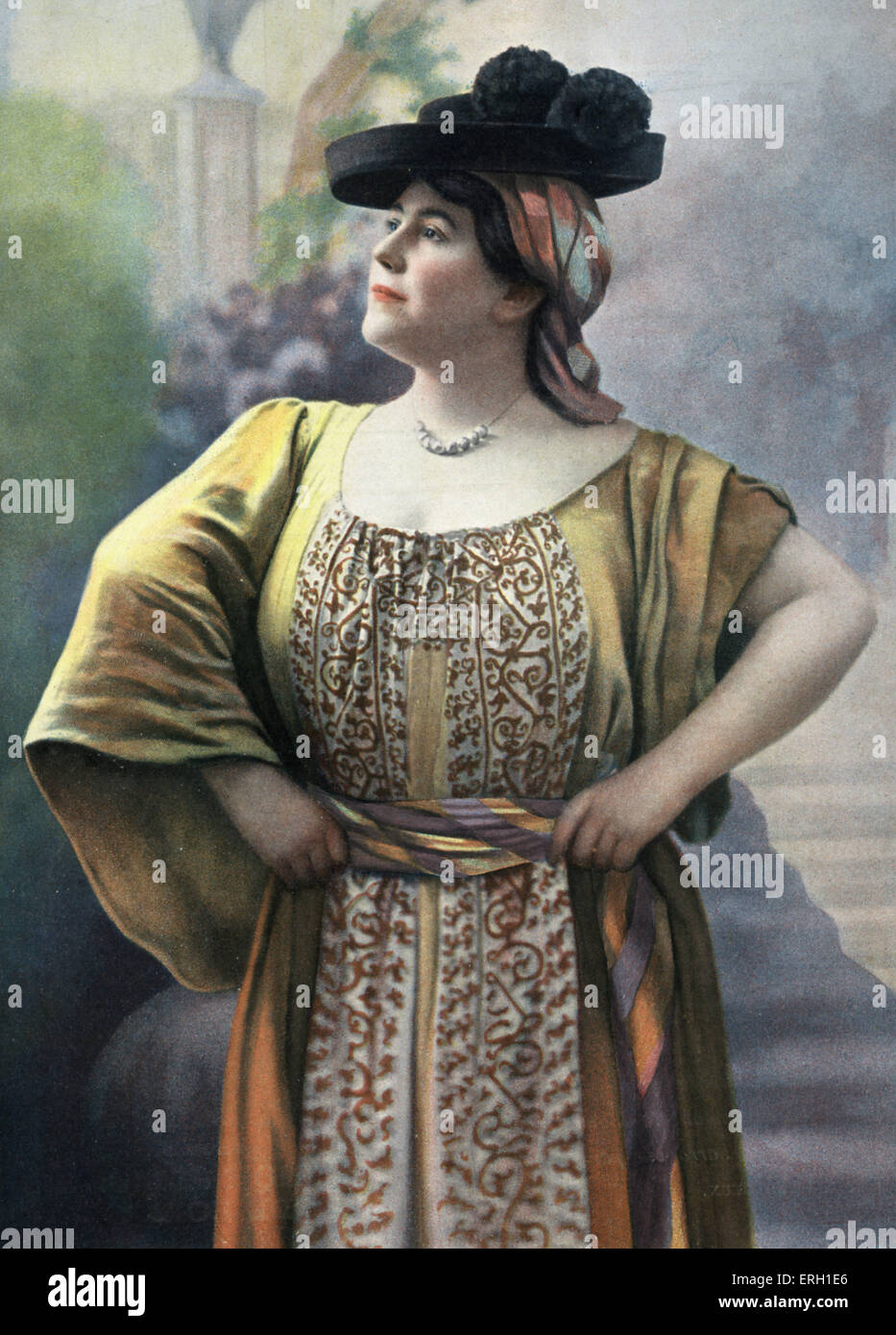 Rachel Boyer comme Dulcinee dans Don Quichotte de Jean Richepin à Comedie Francais, 1 décembre 1905. JR : 4 - 12 Février 1849 Banque D'Images