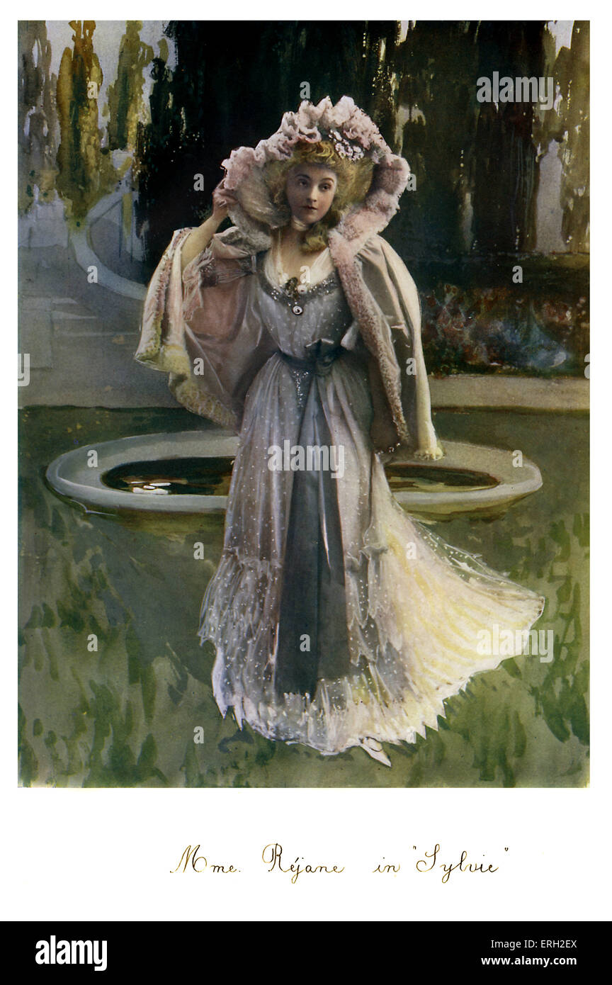Gabrielle Réjane dans 'Sylvie', ch. 1902. L'actrice française est décédé le 15 juin 1920. Banque D'Images