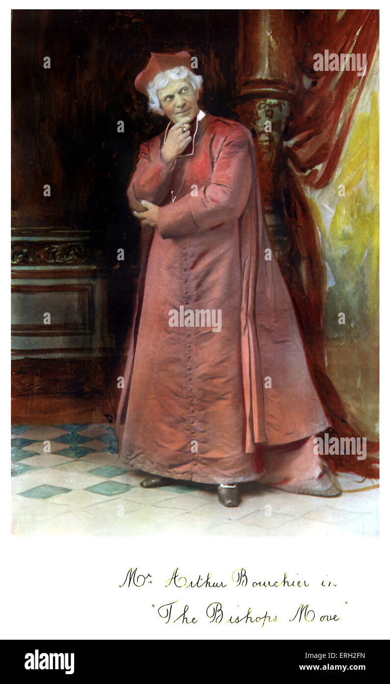 Arthur Bourchier comme Ambroise évêque de Rance dans 'l' évêque déplacer' de John Oliver Hobbes. Garrick Theatre, Londres, créée Banque D'Images