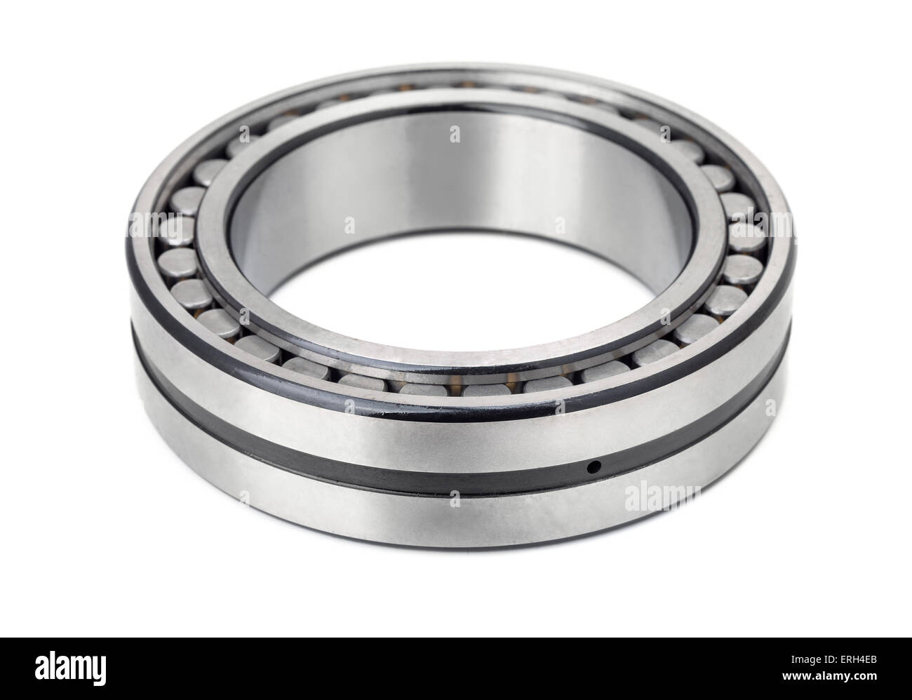 Roulement à rouleaux isolated on white Banque D'Images