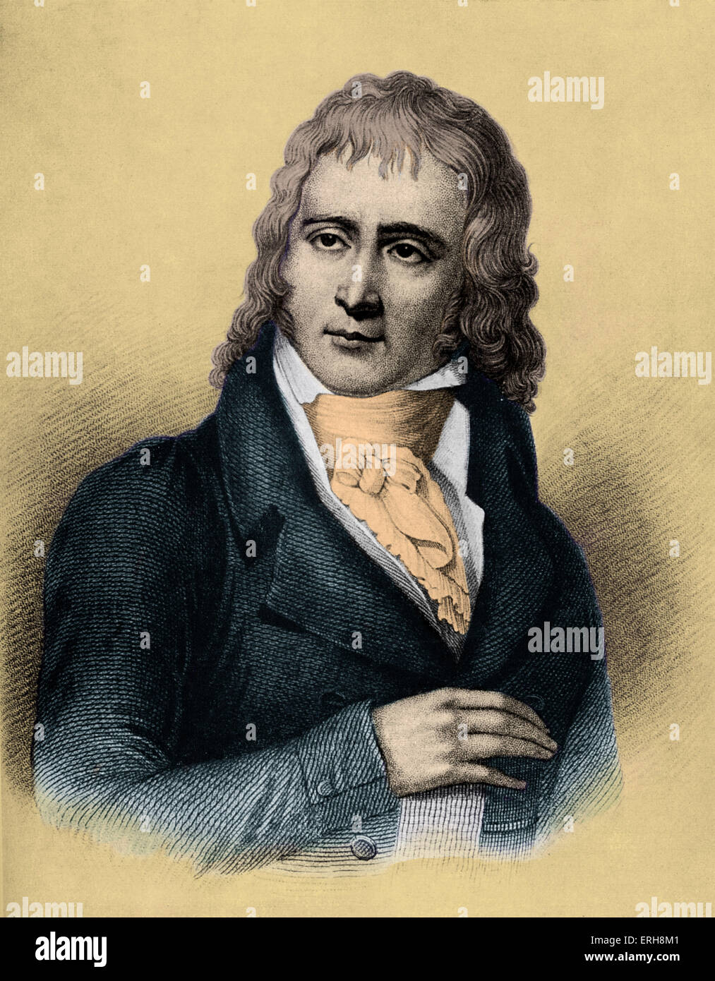 Benjamin Constant en 1800. Henri-Benjamin Constant de Rebecque, Suisse, écrivain et homme politique français. 25 octobre 1767 - Banque D'Images